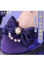1/3 Delusion Honkai Star Rail HSR Castorice Purple Cosplay Shoes